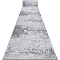Rugsx - Runner Structural mefe 6182 two levels of fleece grey 100 cm grey 100x440 cm