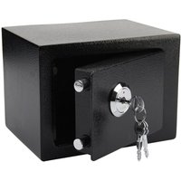 Safe Box 23x17×17cm Small Safe with Accessories and 3 Keys Lock Security Cash Storage Box for Home Office