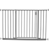 Safetots - Extra Wide Hallway Gate, 109cm - 115cm, Matt Grey, Pressure Fit Baby Gate for Hallways and Wide Spaces