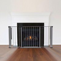 Safetots - Multi Panel Fire Surround, 51cm Deep x 164cm Wide, Grey, 70cm Tall, Child and Pet Safety, Baby and Toddler Fire Guard