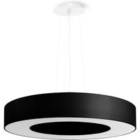 Sollux - saturno slim 50 black chandelier