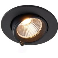 Saxby Lighting - Saxby Axial cct 15W Round Recessed Downlight Matt Black Paint