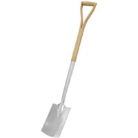 Sealey - GTWH017 Premier Border Spade with Ash y Handle and Stainless Steel Blade