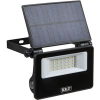 Sealey - LED20S Extra-Slim Solar Floodlight with Wall Bracket 20W smd led