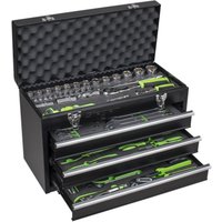 Sealey - S01266 Siegen Portable Tool Chest 3 Drawer with Tool Kit 98pc