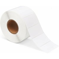 Self-adhesive labels, 1 roll of 1000 white labels (6030 mm), suitable for printing postal addresses and price tags