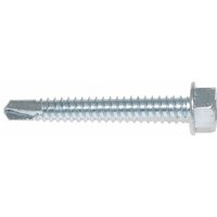 Ufixt - Self Drilling Screw Zinc 6.3 x 50mm Hex Head Pack of 100