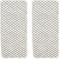 Set of 2 Expanding Willow Trellis (180cm x 90cm)