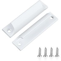 Set of 2 outdoor balcony door handles made of aluminum alloy with stainless steel screws, patio door handle, outdoor door handle