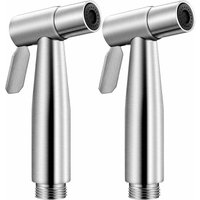 Hoopzi - Set of 2 stainless steel toilet sprayers for bidet and bathroom