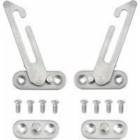 Set of 2 UPVC Window Restrictors – Made from 304 Stainless Steel – Screws Included – For Left and Right Opening Windows