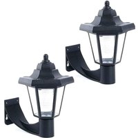 Set Of 2 Victorian Outdoor Wall Light Lanterns, Solar Powered Led Fence Lights, Waterproof - Ideal Outdoor Lights, Solar Lighting For Garden Decor Set Of 2 Victorian Outdoor Wall Light Lanterns, Solar Powered Led Fence Lights, Waterproof - Ideal Outdoor Lights, Solar Lighting For Garden Decor