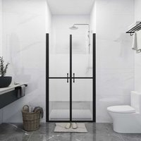 Vidaxl - Shower Door Half Frosted esg (73-76)x190 cm
