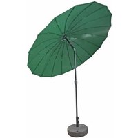 Signature Weave 2.7M Shanghai Parasol Sun Shade Umbrella With Tilt Green Canopy