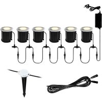 Litecraft - Sitka 6 x 3 Watt led Recessed Deck Kit with 5m Cable and Photocell Sensor