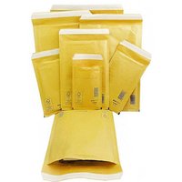 100 x Size 2 (120 x 215mm) Arofol Classic Gold Bubble Lined Envelopes Bags