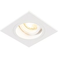 Smart Square Recessed Spotlight White incl. Wifi GU10 - Chuck