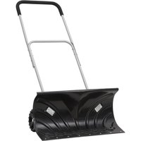 Vidaxl - Snow Shovel with Extendable Handle Black 66 cm Blade Steel