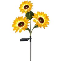 Tlily - Solar Angel Lights with Sunflower Waterproof Outdoor for Christmas Yard