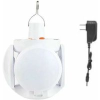 Rechargeable Solar Light Bulb Night Market Stall Lighting Street Stall Lighting LED Football Light Power Outage Emergency Light Folding Light