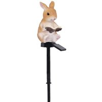 Solar Garden Lawn Light Resin Squirrel Ground a