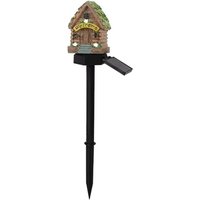 Tlily - Solar Light Novelty Waterproof Small House Led Floor Plug a