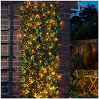 Smart Garden 60cm x 180cm Expanding Solar Pre Lit Ivy Leaf Trellis Bin Screen