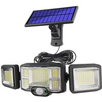 Solar Powered Security Wall Lights, 3 Modes Outdoor Lights, Waterproof Solar Powered Security Lights for Front Door, Garage, Patio, Deck