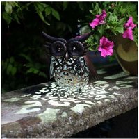 Smart Solar - Smart Garden Solar Owl Bird Silhouette Light Garden led Light Figure Ornament