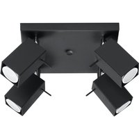 Merida 4 black ceiling light