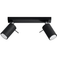 Ring 2 black ceiling light