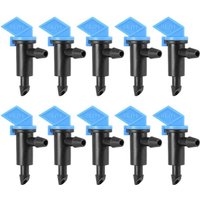 Tinor - sourcingmap Flag 2GPH 8L/H Irrigation Lawn Sprinkler Emitter 4/7mm Pipe 30pcs
