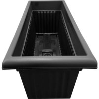 2 x Sovereign Trough 70cm Slate Grey Planters For Home and Garden