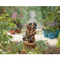 Easy Fountain Spellbound Fairy led Distinctive Garden Water Feature Stone Effect