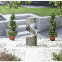 La Hacienda - Easy Fountain Spiral Showers led Garden Water Feature Stone Effect Modern