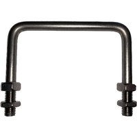Graphskill - Square Bolt (c Bolt) M8 x 35 mm Thread, 92 x 50 mm Internal Dimensions - Galvanised