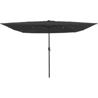 Garden Parasol Anthracite and Black 295 x 295 x 245 cm vidaXL
