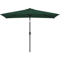 Garden Parasol 200 x 300 cm Green Rectangular Vidaxl