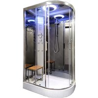SS1200 Hydro Shower Cabin Enclosure 1200 x 800 Left Hand Mirror Glass