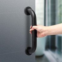 Stainless Steel Bathroom Grab Bars, Non-Slip Safety Grab Bars for Elderly, Bathtub, Toilet, Bathroom and Staircase Handrail, 30cm, Matte Black