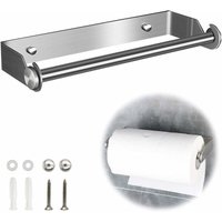 Stainless Steel Kitchen Paper Towel Holder Kitchen Roll Holder Roll Paper Towel Dispenser Paper Towel Holder Wall Mounted Kitchen Roll Holder for
