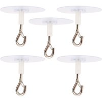 Stick Ceiling Hooks Heavy Duty Self-Adhesive Water Resistant for Multifunctional Wind Chimes
