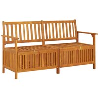 Bonnevie - Storage Bench 148 cm Solid Wood Acacia VSVS786917