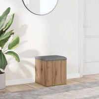 Vidaxl - Storage Bench Artisan Oak 42x42x45 cm Engineered Wood