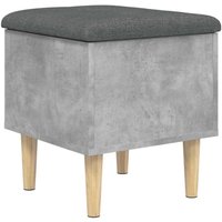 Storage Bench Concrete Grey 42x42x46 cm Engineered Wood Vidaxl