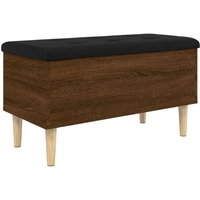 Vidaxl - Storage Bench Brown Oak 82x42x46 cm Engineered Wood