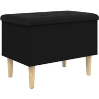 Vidaxl - Storage Bench Black 62x42x46 cm Engineered Wood