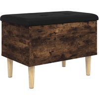 Vidaxl - Storage Bench Smoked Oak 62x42x46 cm Engineered Wood
