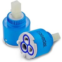 Suitable for ROVOGO 35MM Ceramic Cartridge for Kitchen Mixer Tap, Bathroom Faucet, Shower, Replacement Mixer Tap, Mixing Cartridge