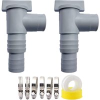 Tinor - Swimming Pool Shut-Off Valve with 32mm Hose Connector Swimming Pool Shut-Off Valve Swimming Pool Piston Valve